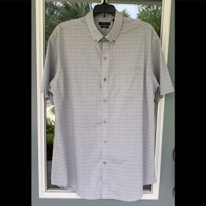 Van Heusen Flex Short Sleeve Shirt Lg